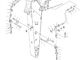 07097-21015 Arm Hose Actuator Additional Piping For Komatsu PC200
